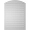 Ekena Millwork Arch Top Surface Mount PVC Gable Vent w/ 2"W x 2"P Brickmould Sill Frame, 30"W x 40"H GVPAR30X4003SN - alternate 5
